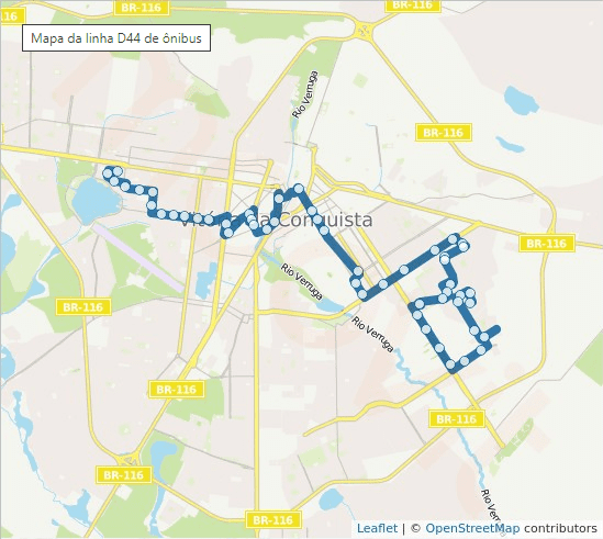 Rota da linha 012504: horários, paradas e mapas - Terminhal Da França X  Parque Costa Azul (Atualizado)